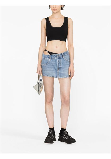 Light blue asymmetric bikini-layer denim skirt - women ALEXANDER WANG | 4DC3235138486